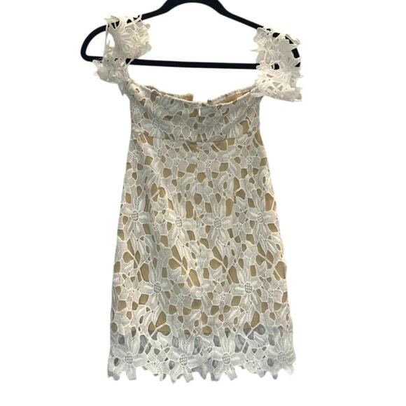 Velvi (More to Come = REVOLVE) - Lace Mini Dress - White - XS - Picture 6 of 8